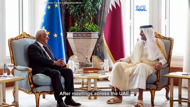 EU pursues 'deeper and stronger' partnerships with Gulf states, Costa tells Euronews in Doha