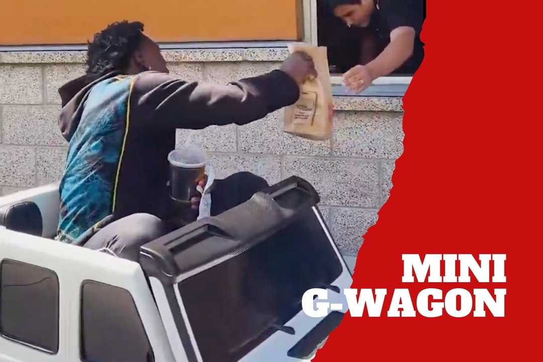 IShowSpeed buys kid-sized G-Wagon and shocks people at drive-thru