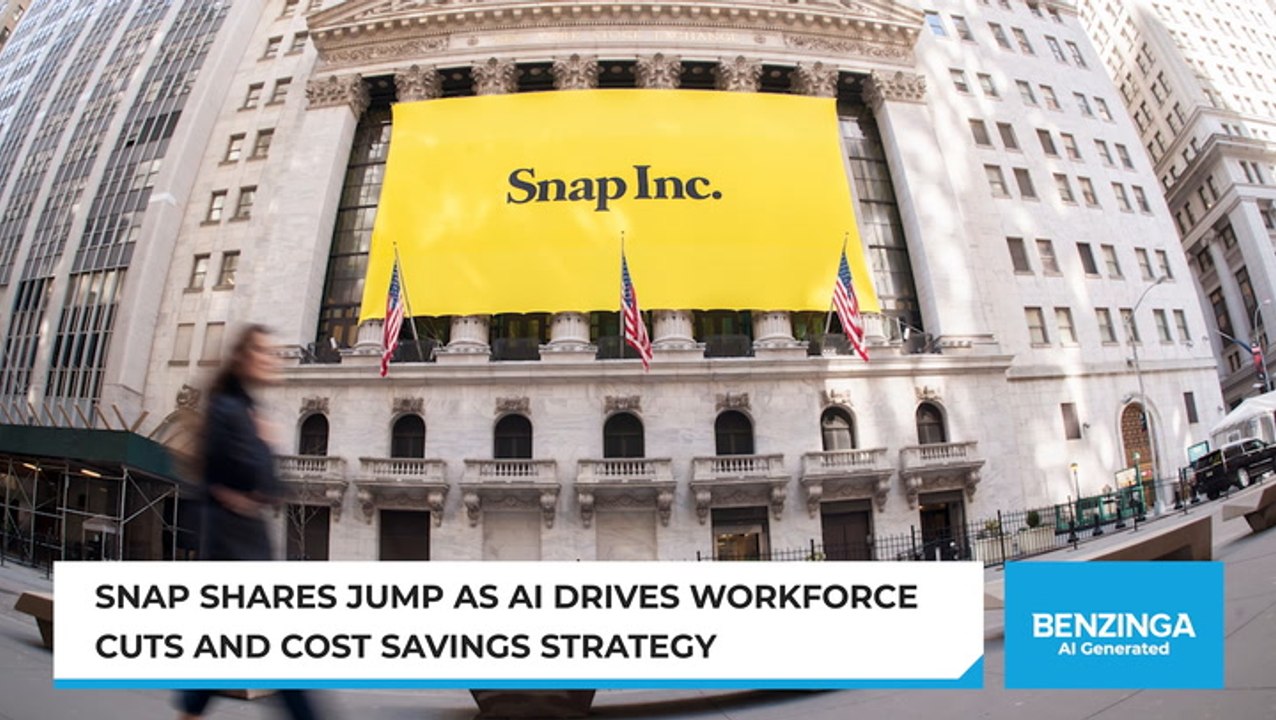 Snap Shares Jump