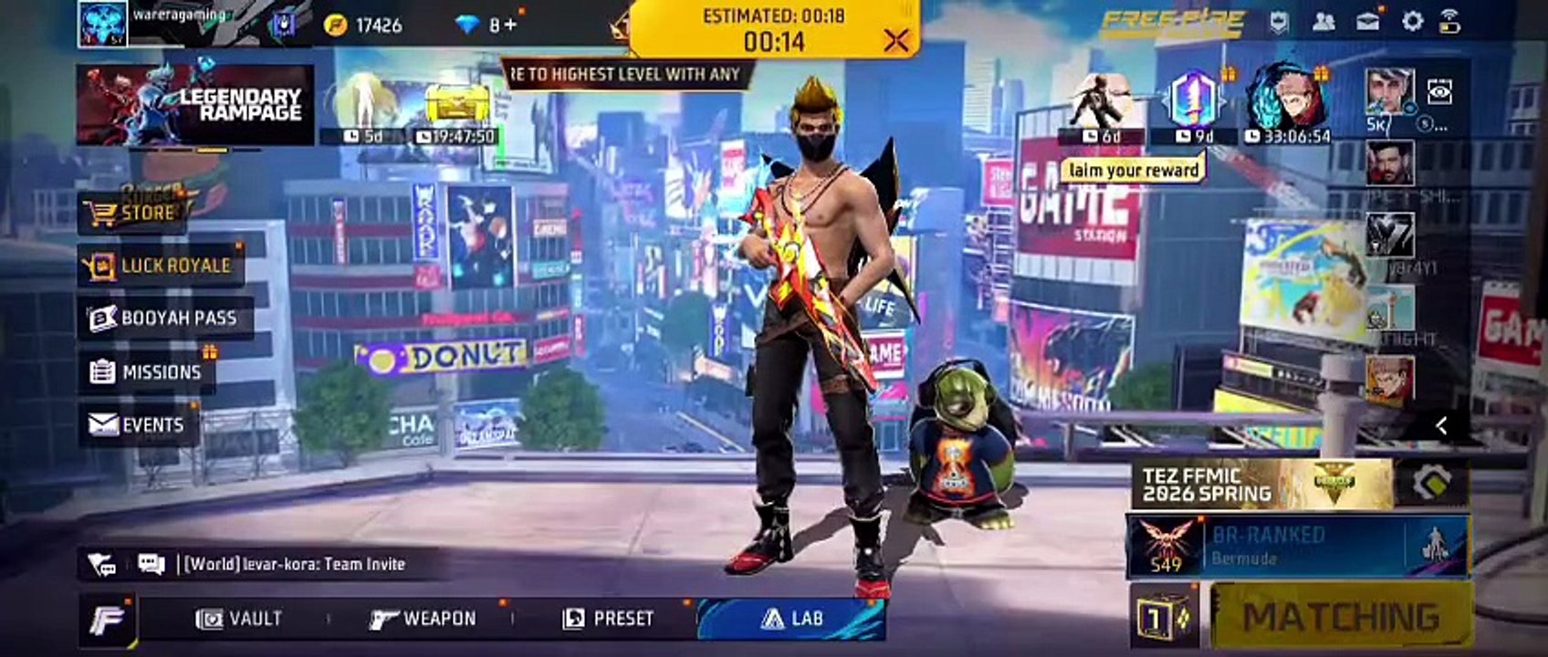 free fire max gameplay #gaming part-3 || Date-30-04-2026