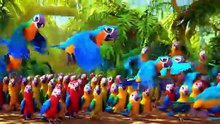 The Parrot Party! | Toddler Songs About Birds