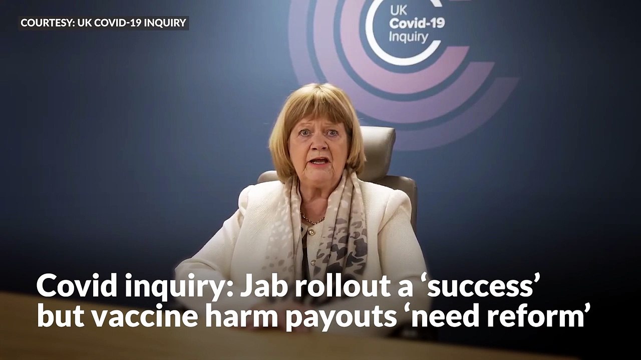 Covid inquiry: Jab rollout a ‘success’ but vaccine harm payouts ‘need reform’