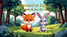 Renard et Lapin 🦊🐰 | Le poids du sac de Lapin 🎒✨ (Leçon douce de patience)
