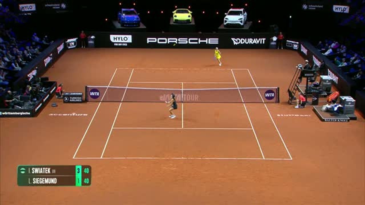 Stuttgart - Swiatek domine Siegemund et rejoint les quarts