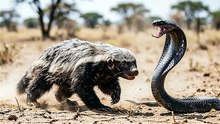 Honey Badger vs Cobra – Fearless Fight