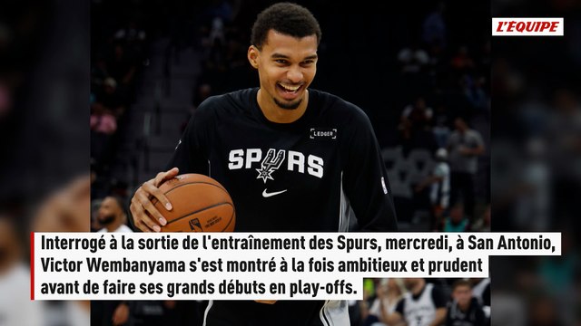 Wembanyama et l'ambition de devenir champion NBA avec les Spurs en juin : « Je ne peux pas m'empêcher d'en rêver » - Basket - NBA