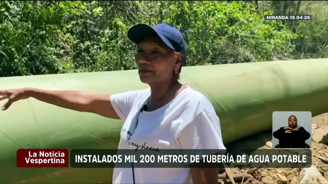 Más de 200 mil familias beneficiadas por la instalación de tubería de agua potable en Miranda