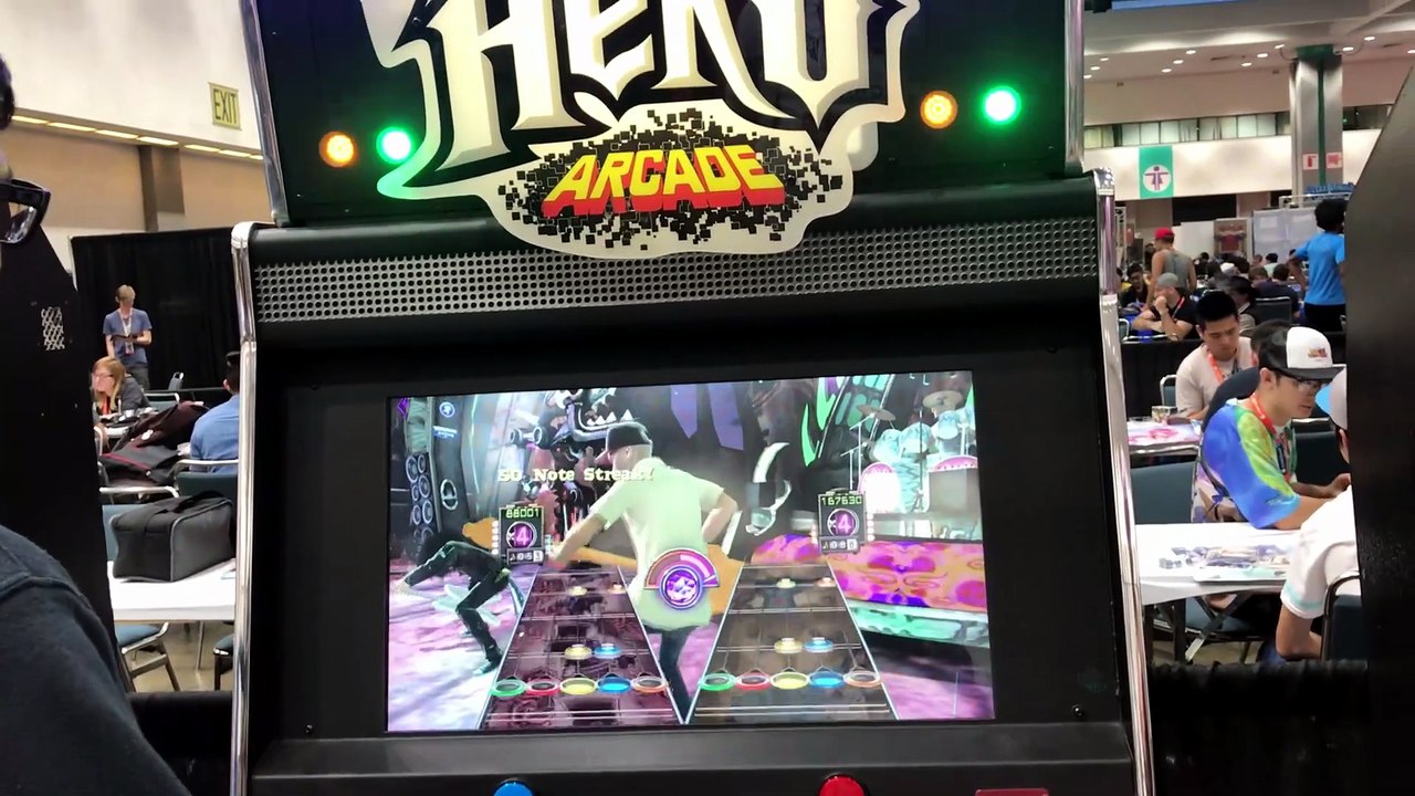Anime Expo 2018 West Hall - Guitar Hero Arcade Game - By David L. $Money Train$ Watts - FuTurXTV & HHBMedia.com