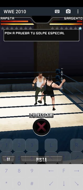 Muestra Juego WWE Symbian OS