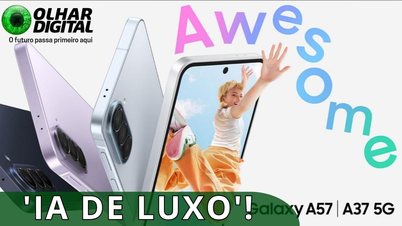Com foco na IA, Samsung lança Galaxy A37 e A57 no Brasil