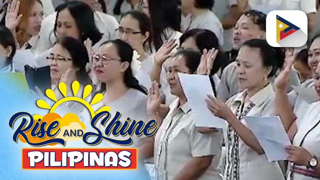 PBBM, pinangunahan ang panunumpa ng 2,121 na mga bagong promote na guro at school head sa Eastern Visayas