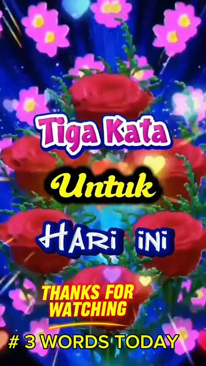 # 3 WORDS 💖 TODAY