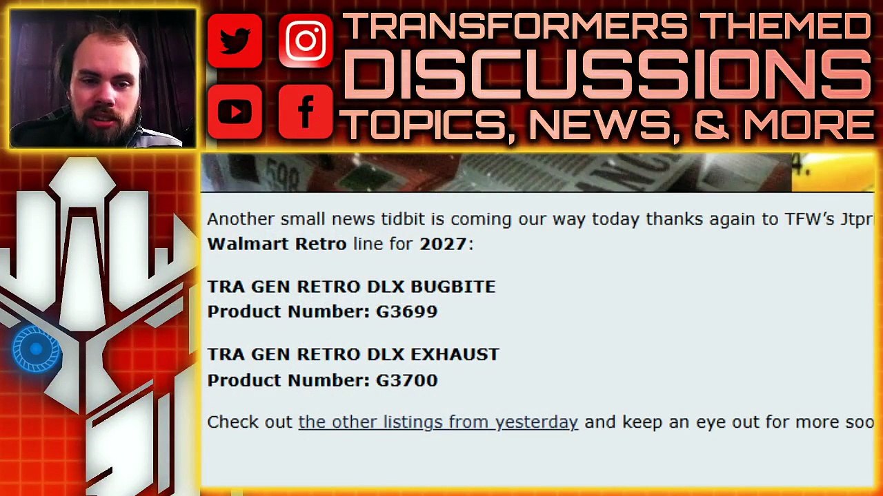 2027 LISTINGS: Transformers Retro BUGBITE & EXHAUST? - TF-Talk