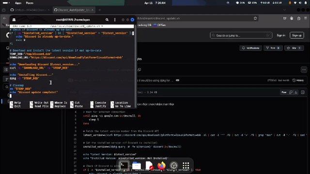 M AYAN SAJID - HOW TO AUTOMATICALLY KEEP DISCORD UP-TO-DATE ON LINUX DURING STARTUP USING AN AUTOMATED SCRIPT