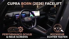 Cupra Born 2026: Mehr Qualität und Technik im Innenraum