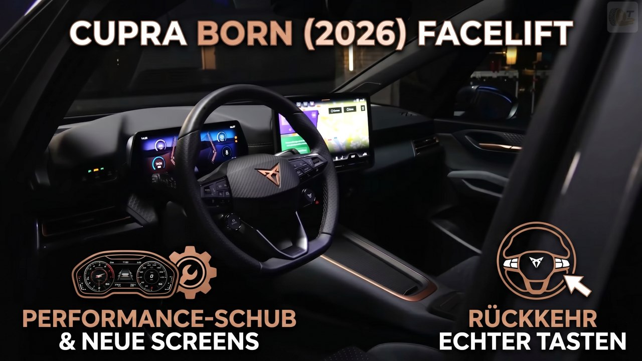 Cupra Born 2026: Mehr Qualität und Technik im Innenraum