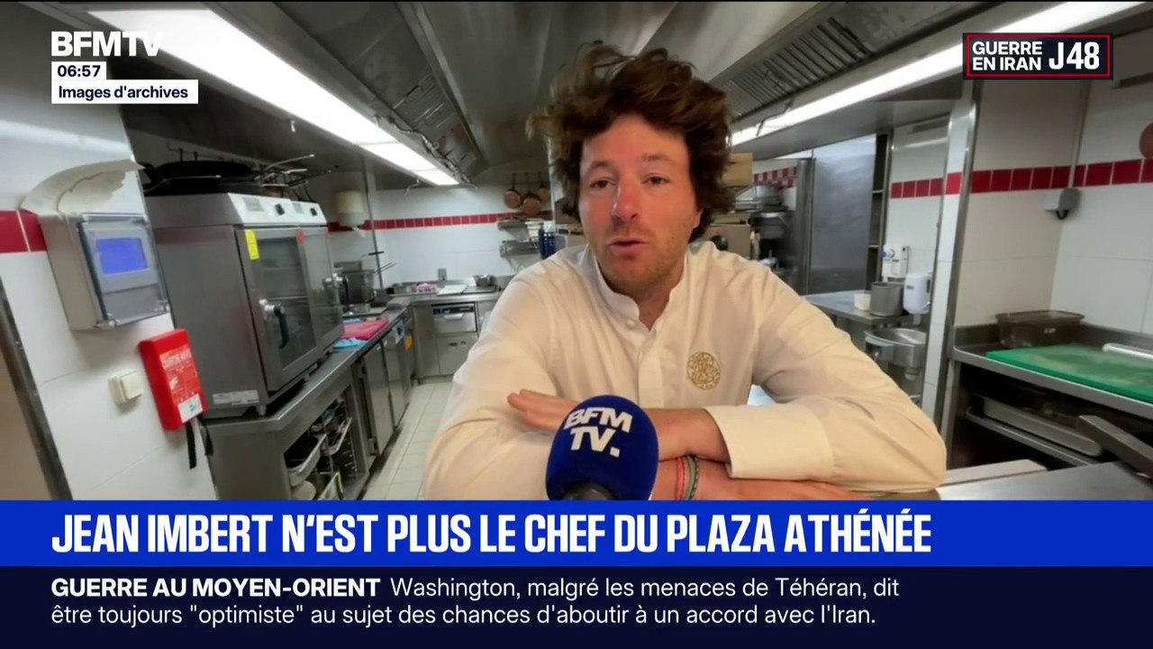 Soupçonné de violences conjugales, Jean Imbert n'est plus le chef du Plaza Athénée