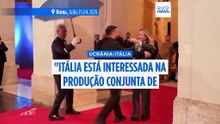 Zelenskyy recebido em Roma: "Itália está interessada na produção conjunta de drones", diz Meloni