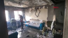Evi ateşe verdi, babasını arayıp yardım istedi