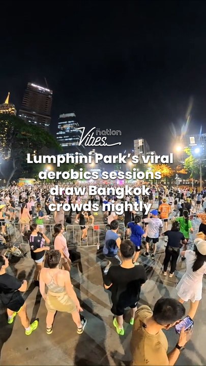 Lumphini Park’s viral aerobics sessions draw Bangkok crowds nightly