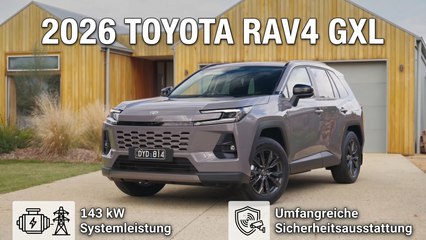2026 Toyota RAV4 GXL AWD: Komfort, Technik & Effizienz vereint