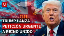 "¡Perfora, perfora”: Trump exige a Reino Unido explotar el Mar del Norte