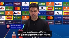 Arteta après la qualification : "Très fier de mes joueurs"