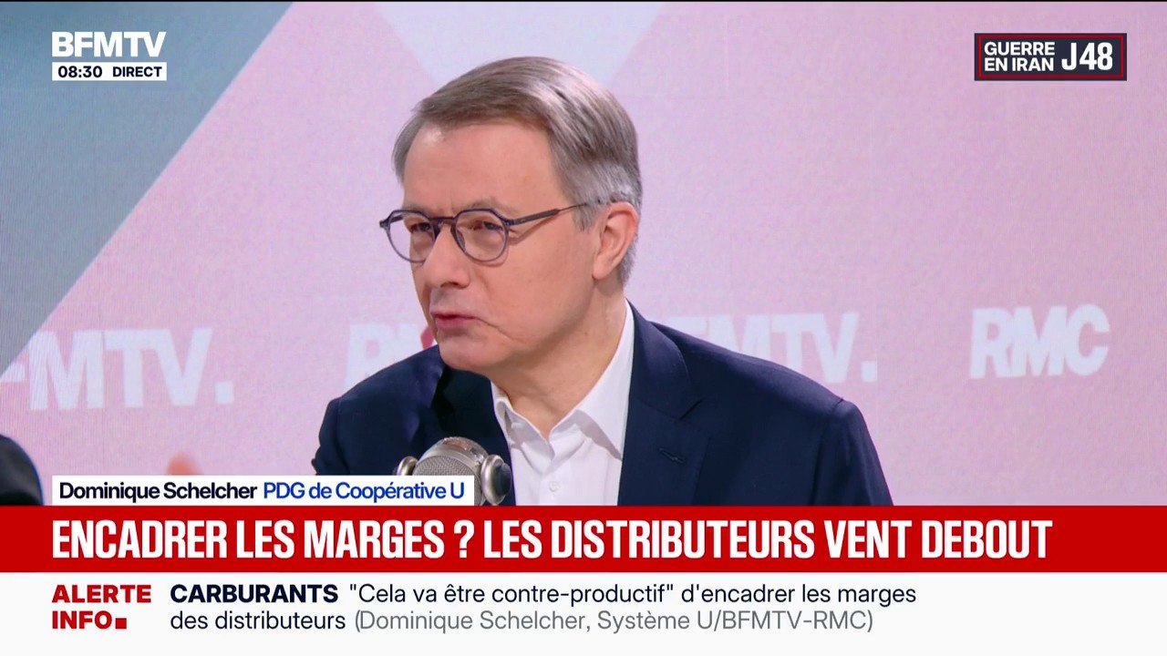 Carburant: pour Dominique Schelcher, PDG de Coopérative U, encadrer les marges des distributeurs serait “contre-productif”
