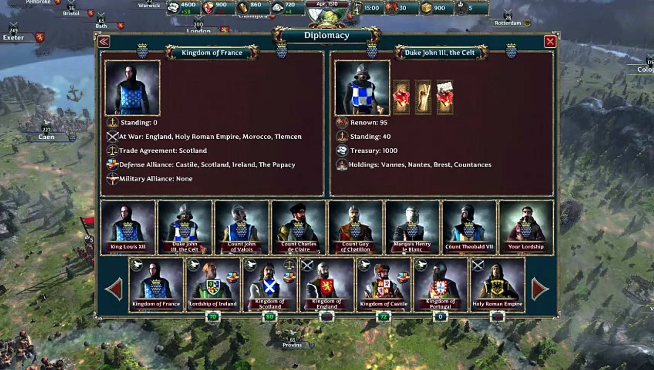 STRATEJİ R004 - RENAISSANCE KINGDOM WARS 1080P HD GAMEPLAY