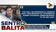 Pagdinig ng Senate Blue Ribbon Committee sa anomalya sa flood control projects, suspendido muna ayon kay Sen. Lacson