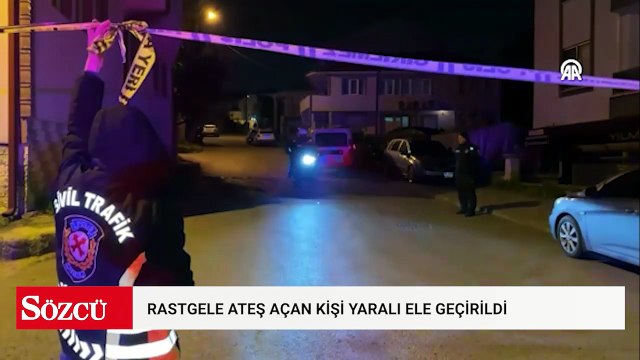 Sakarya'da silahla rastgele ateş açan kişi yaralı ele geçirildi