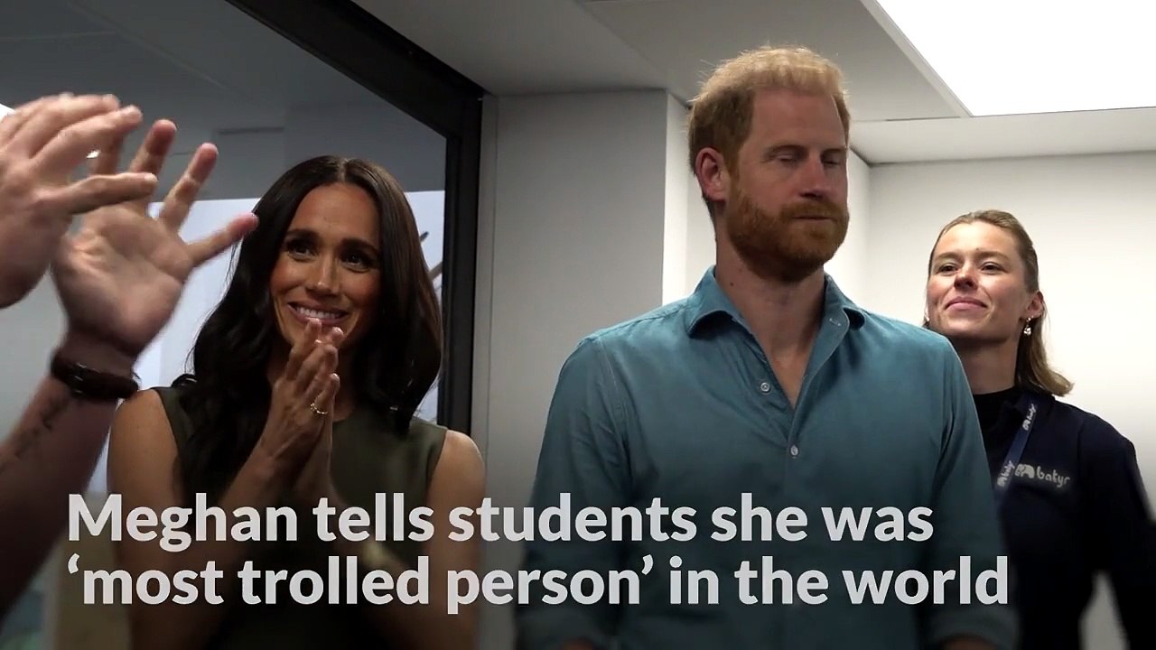 Meghan tells Australian students she was ‘most trolled person’ in the world
