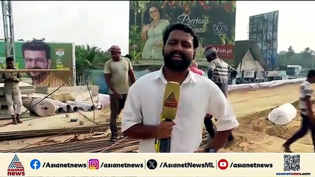 ചൂട് ആണെങ്കിലും പണിയെടുത്തല്ലേ പറ്റൂ; വേനലിലും ദേശീയപാത നിർമാണത്തിൽ ഏർപ്പെട്ട് അതിഥിതൊഴിലാളികൾ