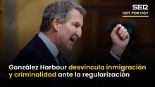 Berna González Harbour replica a Feijóo: "¿Quién delinque, el migrante que busca regularizarse o quien se aprovecha de que no tiene papeles?"