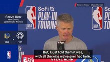 Kerr toasts Curry's Play-In heroics: 'This is why Steph came back'