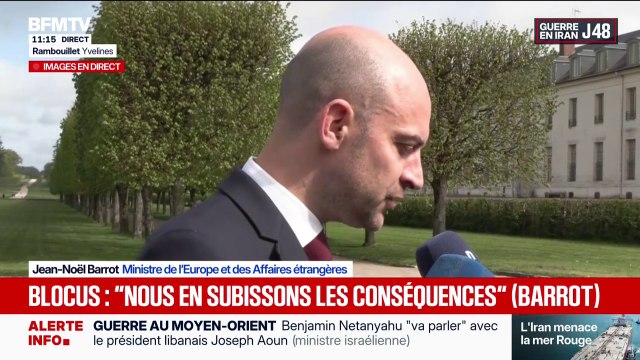 Guerre au Moyen-Orient: Jean-Noël Barrot demande la liberté de navigation dans le détroit d'Ormuz