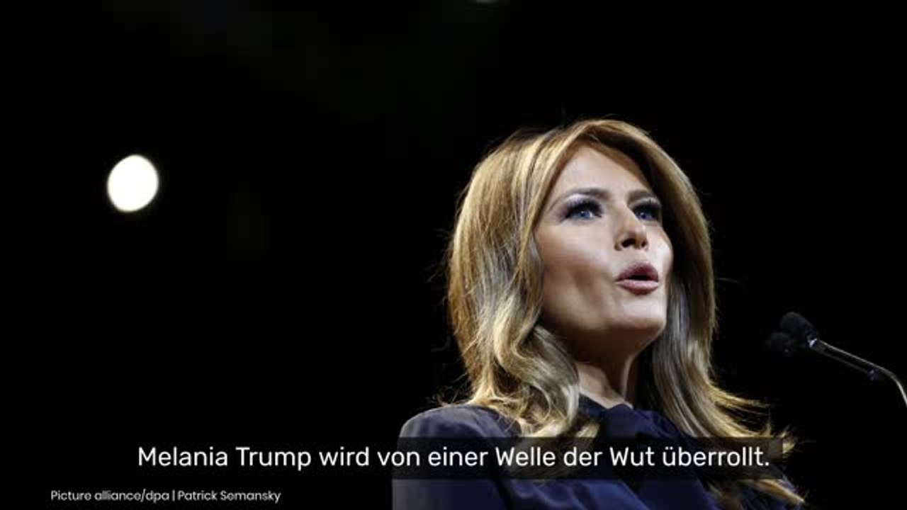 Melania Trump: 'Sie sind ein Witz' - First Lady plötzlich von Wut-Welle überrollt