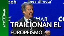 Feijóo: "Se están tomando decisiones que traicionan los pilares básicos del europeísmo"