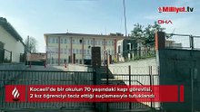 Kocaeli’de 2 kız öğrenciye taciz iddiası! Okul kapı görevlisi tutuklandı