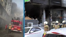 Esenyurt'ta fırında yangın çıktı; yoldan geçen belediye sulama tankeriyle müdahale edildi