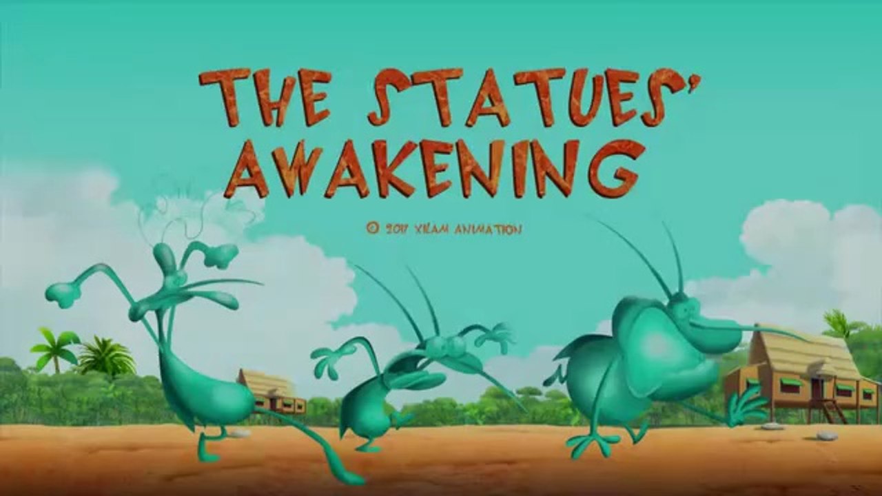 Oggy and the coacroaches the statue awakening full episode in Hindi