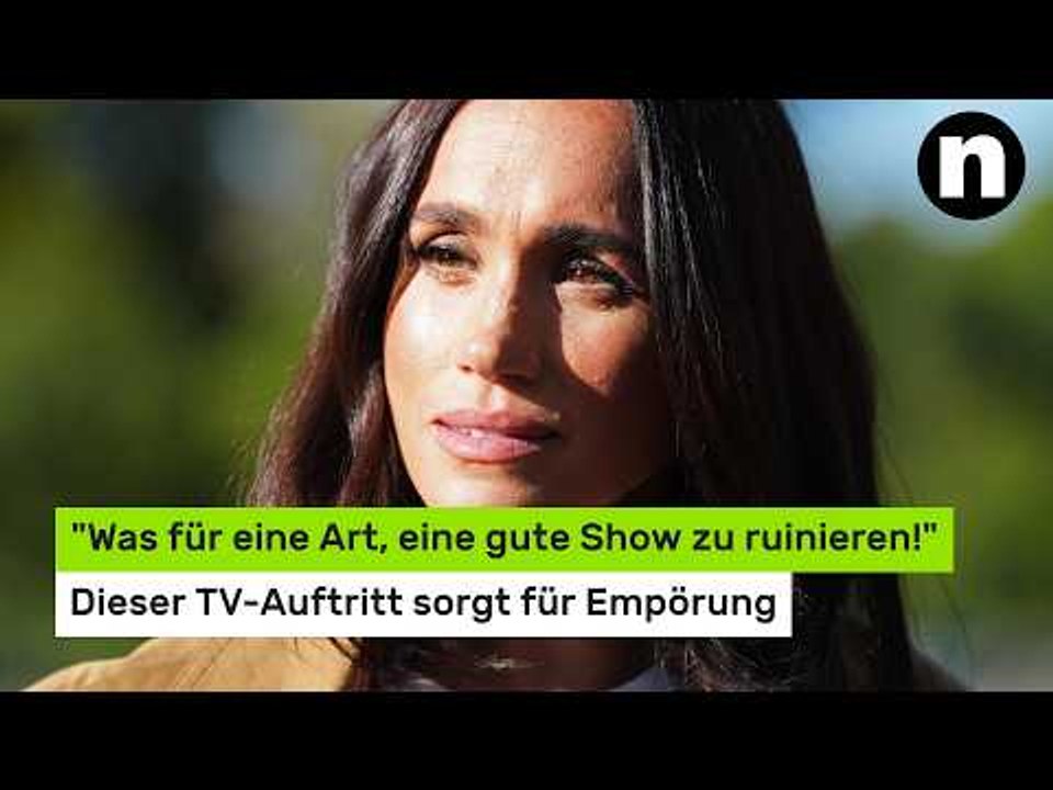 Meghan Markle: 'Was für eine Art, eine gute Show zu ruinieren!'  TV-Auftritt sorgt für Empörung