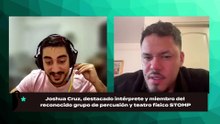 Joshua Cruz, destacado intérprete y miembro del reconocido grupo de percusión y teatro físico STOMP