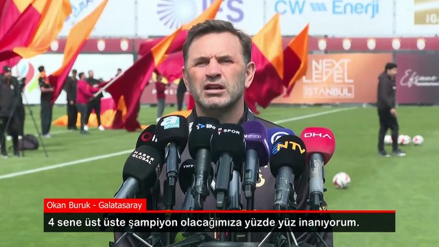 Okan Buruk: 4 sene üst üste şampiyon olacağımıza yüzde yüz inanıyorum