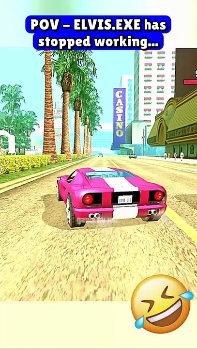 GTA San Andreas Funny Moment – ELVIS.EXE has stopped working...😎💀🔥 | PC vs Console Meme (Part 384)