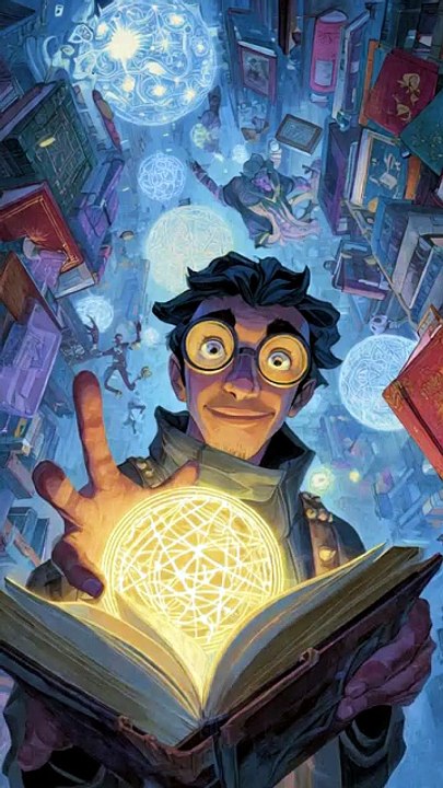 Lost in the Infinite Library 📚✨ | A Magical Journey