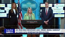 Negosiasi AS-Iran Berlanjut, Trump Sebut Ada Kontak dari Teheran | SAPA MALAM
