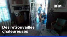 L'astronaute Christina Koch retrouve son chien après la mission Artemis II