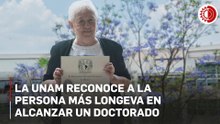 La doctora más longeva de la UNAM: Marta Elena Guerra