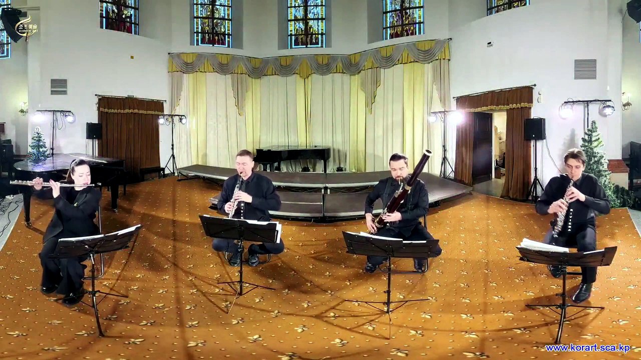 Quarteto de instrumentos de sopro de madeira RIVIERA da Bielorrússia